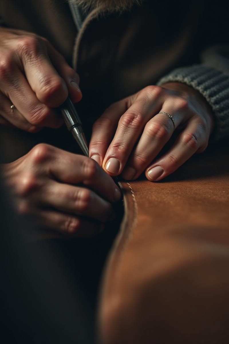 Maître artisan au travail